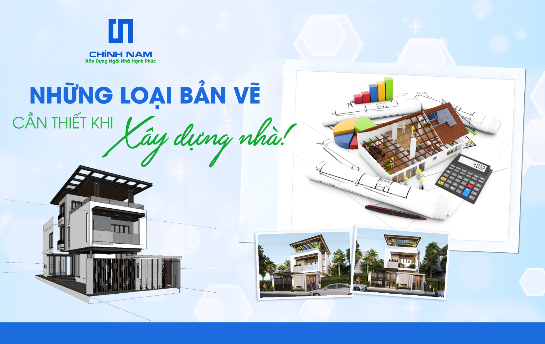 NHỮNG LOẠI BẢN VẼ CẦN THIẾT KHI XÂY DỰNG NHÀ