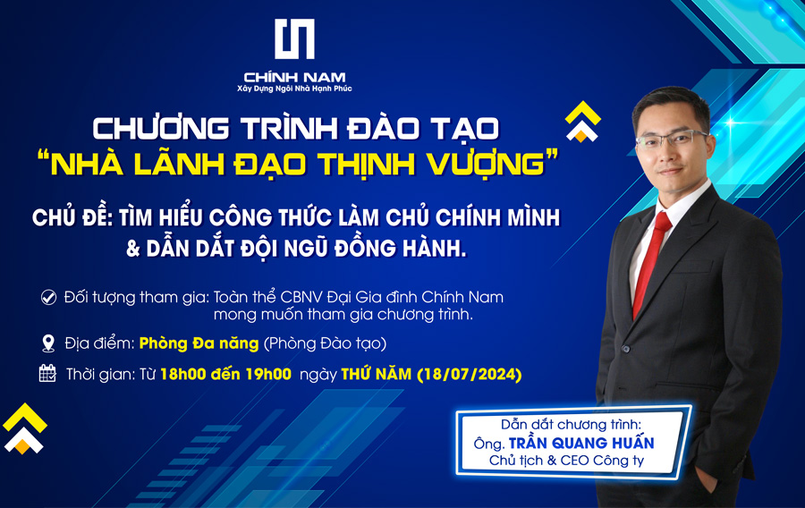 TIN ĐÀO TẠO |  CHÍNH NAM TỔ CHỨC CHUỖI CHƯƠNG TRÌNH 