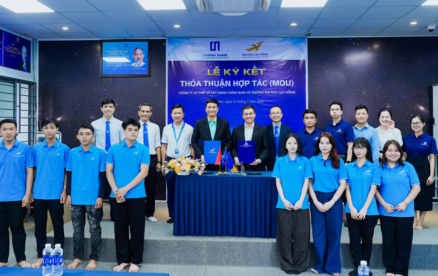 Công ty Xây dựng Chính Nam ký kết hợp tác với Trường Đại học Lạc Hồng
