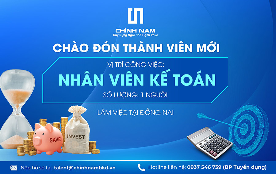 TUYỂN DỤNG THÁNG 09/2025 | VỊ TRÍ: NHÂN VIÊN KẾ TOÁN