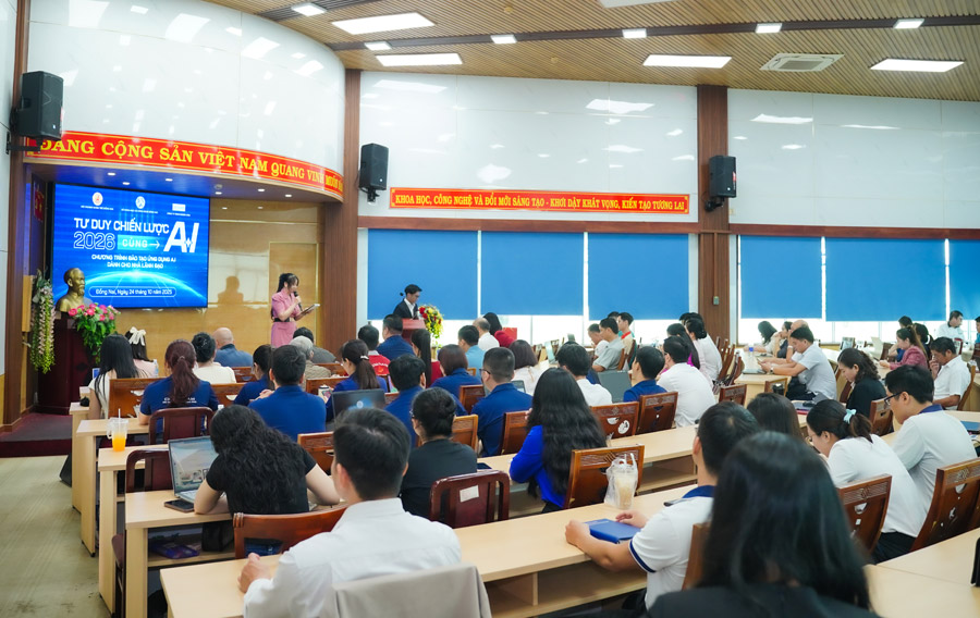 CHÍNH NAM THAM DỰ CHƯƠNG TRÌNH - TƯ DUY CHIẾN LƯỢC 2026 CÙNG A.I 