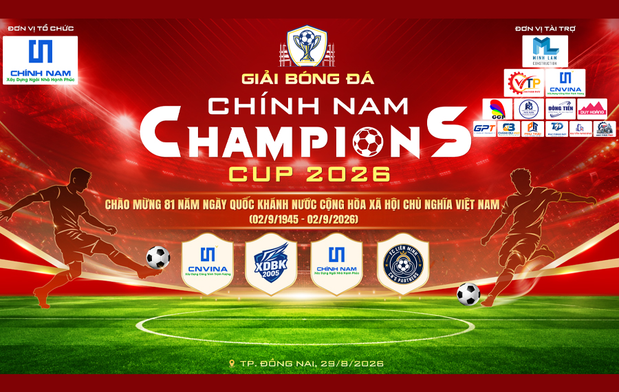 KHỞI ĐỘNG CHÍNH NAM CHAMPIONS CUP 2026
