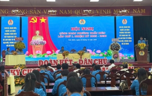 THAM GIA HỘI NGHỊ CÔNG ĐOÀN PHƯỜNG TRẤN BIÊN LẦN THỨ I (2025–2030)