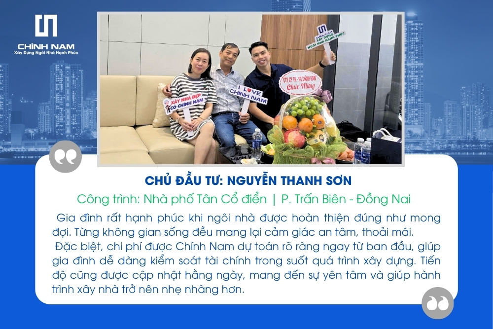 CHỦ ĐẦU TƯ: NGUYỄN THANH SƠN