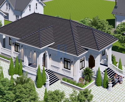 VIL01: BIỆT THỰ VƯỜN KIẾN TRÚC TÂN CỔ ĐIỂN  SINH TRÀN VƯỢNG KHÍ