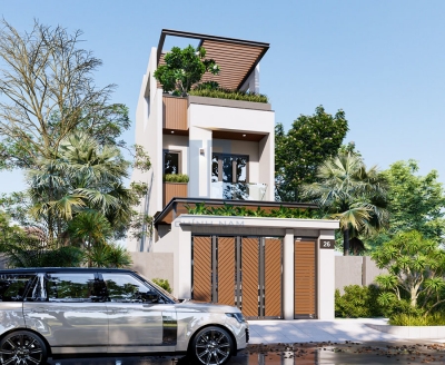 TOH16: NHÀ PHỐ 3 TẦNG PHONG CÁCH HIỆN ĐẠI, TỐI GIẢN