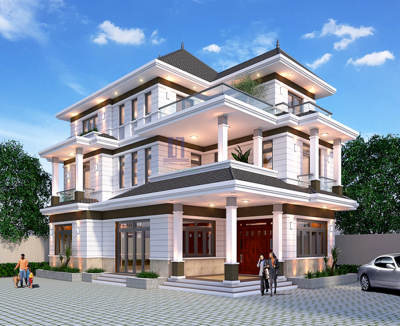 VIL07: BIỆT THỰ MÁI NHẬT 3 TẦNG ẤN TƯỢNG TẠI TÂN PHONG - BIÊN HÒA