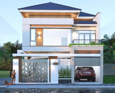 VIL10: BIỆT THỰ PHỐ 2 TẦNG MÁI NHẬT HIỆN ĐẠI TẠI BIÊN HÒA, ĐỒNG NAI