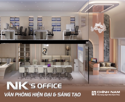 INT19: NK’S OFFICE | THIẾT KẾ VĂN PHÒNG HIỆN ĐẠI & SÁNG TẠO TẠI ĐỒNG NAI