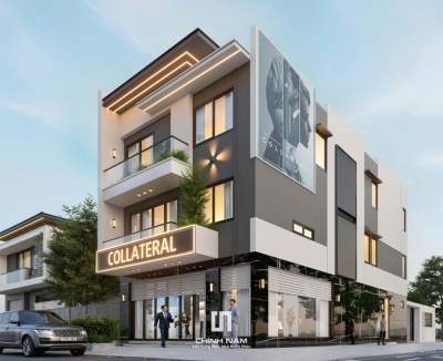 TOH62: SHOPHOUSE COLLATERAL – GIẢI PHÁP KIẾN TRÚC HIỆN ĐẠI CHO NHÀ PHỐ 2 MẶT TIỀN KẾT HỢP KINH DOANH