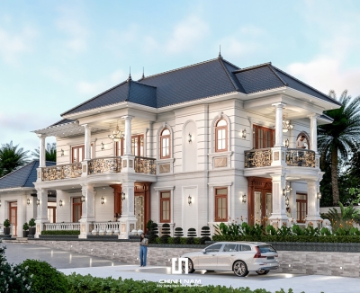 VIL32: BIỆT THỰ MÁI NHẬT PHONG CÁCH TÂN CỔ ĐIỂN CAO CẤP, SANG TRỌNG