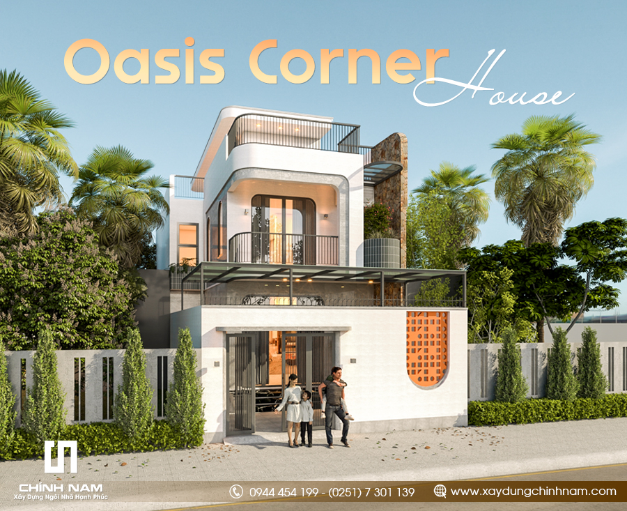  OASIS CORNER HOUSE | KIẾN TRÚC NHÀ PHỐ MỀM MẠI TỪ CẢM HỨNG ĐƯỜNG CONG